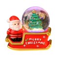 thumbnail image 3 of MORESEC XUld Home Christmas Santa Claus Snow Sphere Decoration Light-Up Car Ornament 7x7.5cm Holiday Gift Christmas Decor, 3 of 7