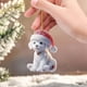 thumbnail image 3 of Diamond Crystal Critter Acrylic Keychain Pendant Car Interior Decorations Christmas Ornament Hanging Sign for Holiday Party Gift, 3 of 5