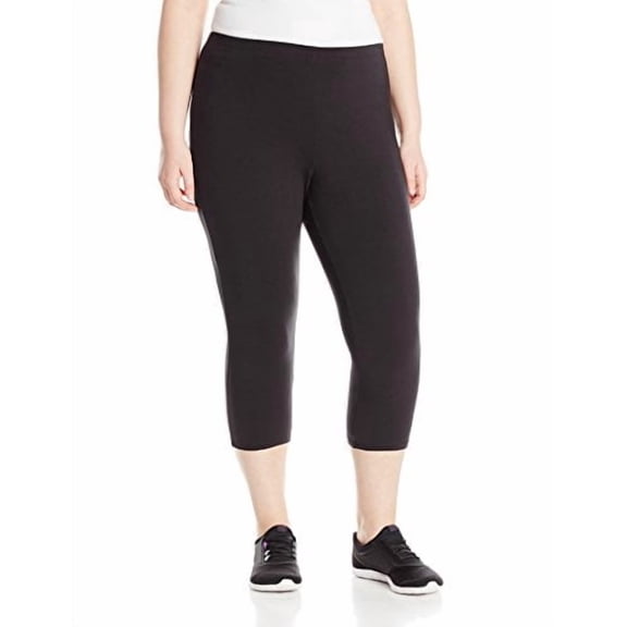 Just My Size Women's Plus Size Stretch Jersey Capri Legging