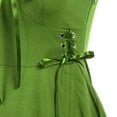 thumbnail image 5 of Oksale Womens Medieval Renaissance Dresses Steampunk Sleeveless Dress Lace Up High Low Hem Dress Vintage Punk Dresses for Party 2025 Mint Green, 5 of 5