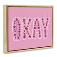 thumbnail image 2 of Stupell Industries Modern Okay Pastel Cherry Cake Gold Floating Frame Canvas Art, 31 x 25, by Ziwei Li, 2 of 8