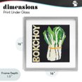thumbnail image 4 of Stupell Industries French Country Bok Choy Leafy Vegetable Gray Framed Print Under Glass, 16 x 16, by Nancy Overton, 4 of 8