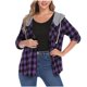 thumbnail image 2 of Neewe Sweatshirt for Women Casual Long Sleeve Lightweight Coats Full Zip Up with Pockets Trendy Outfits, 2 of 5