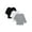 Grey Multi, variant on Baby Boys Solid Tee with Long Sleeves, 3-Pack, Sizes 0M-24M