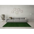 thumbnail image 3 of Ahgly Company Indoor Round Abstract Green Modern Area Rugs, 3' Round, 3 of 4