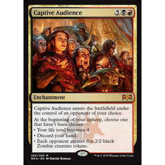 MtG Ravnica Allegiance Mythic Rare Captive Audience #160