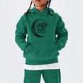 thumbnail image 4 of Mercatoo Kids' Hooded Sweatshirt with Witch & Moon Design Soft Pullover Crewneck, Long Sleeve Unisex Top for Children, Multiple Colors, 4 of 7