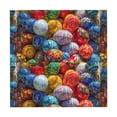 thumbnail image 6 of Wukai Easter Eggs Waterproof Tablecloth for Kitchen Dining, Fits Square Tables for 2-4 Seats -54"x54", 6 of 7