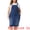 Dark Blue, variant on DARING DIVA Women's Plus Denim Overall Adjustable Strap Dress 1X Blue