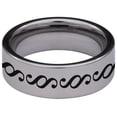 thumbnail image 4 of Capricorn Tungsten Carbide Ring, 4 of 9