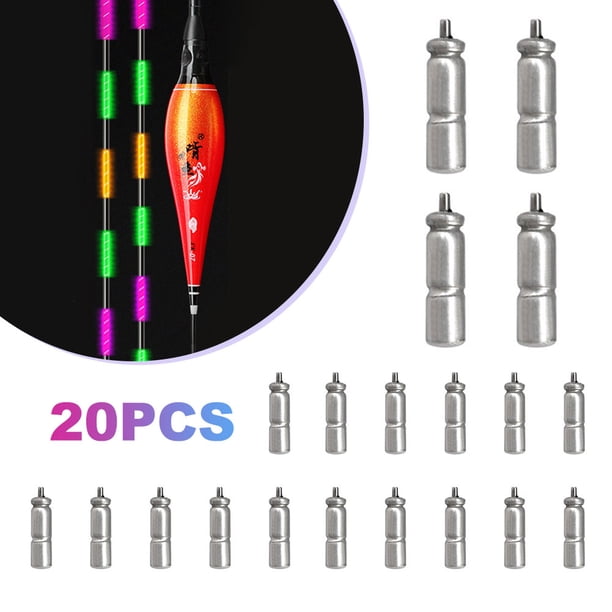 Batería Eléctrica Luminosa 20 Piezas Flotadores Pesca Pin Litio (CR311)