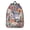 Elegant Travel B, variant on Hawaiian Jungle Leaves Backpack, Tropical Plant School Bag with Palm Leaf Design, Colorful Exotic Floral Pattern, Summer Beach Vibes