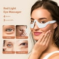thumbnail image 6 of Davurpey Eye Red Light Therapy Eye Lift Massage Micro Current Eye Face LED Red Light Beauty Instrument, Eye Massager, Eye Bag Eliminator to Eliminate Dark Circles, Wrinkles and Relieve Eye Fatigue, 6 of 17