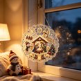 thumbnail image 5 of 2D Flat Acrylic Christmas Hanging Sign 7.87in, Merry Xmas Ornament for Wall Door and Holiday Tree Indoor Mantel Home Decor., 5 of 7