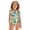 Green, variant on Grblisyd Girls One Piece Swimsuits Flutter Sleeve Hawaiian Beach Sport Swimwear Kids Crew NeckBathing Suit 8 Years