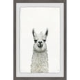 thumbnail image 2 of MARMONT HILL  - Handmade Llama Close-up Framed Print 8 x 12, 2 of 5