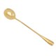 thumbnail image 2 of Cucharadita De Las Cucharas De Del Postre Del Del Té Del Acero Inoxidable, Bifurcación De De Oro redondo, 2 of 7
