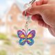 thumbnail image 2 of Llavero Pintura Diamantes 6pcs Forma Especial Doble Cara Rainbow Mariposa, 2 of 9