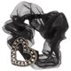 thumbnail image 4 of Shiny Rhinestone Pelo Scrunchies Girl Elastic Bandas de Pelo Panipolla Titular, 4 of 6