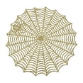thumbnail image 4 of Lace Spider Web Tablecloth for Halloween Round Table Decoration 15 Inch, 4 of 11