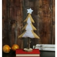 thumbnail image 4 of Northlight 16” White and Gold Christmas Tree With Bells Tabletop Decor, 4 of 4