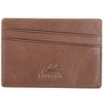 thumbnail image 1 of Mancini Étui à Cartes RFID Slim, Marron, 1 of 3