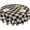 Fall3, variant on Fall Plaid Tablecloth Black and White Checkered Tablecloth Round 60 Inch Reusable Autumn Maple Leaf Tablecloth for Holiday Party Dinner Dining Table Decor