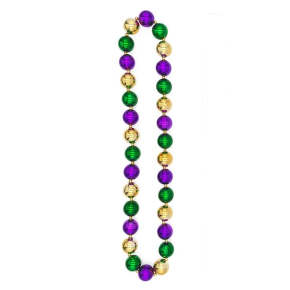 Mardi Gras Carnival Beaded Necklaces, Colorful Party Jewelry For Cos Masquerade, All-Season Holiday Decor Necklaces