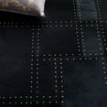 thumbnail image 6 of SAFAVIEH Studio Leather Juniper Geometric Runner Rug, Black, 2'3" x 10', 6 of 8