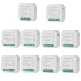thumbnail image 1 of 10PCS Tuya MINI DIY One Way Smart Switch Small Body APP Remote Control WiFi Switch Timer Light Switch Compatible With Google Home/Nest & Alexa, 1 of 8