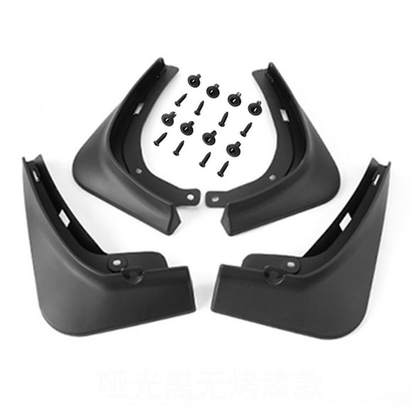 For Tesla Model Y Mudguards Modified Free Perforated Front and Rear Wheel Mudguards