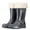 Gray, variant on Long Rain Boots for Women Waterproof Wide Calf Boots for Women Warm Fashion Outdoor Work Boots