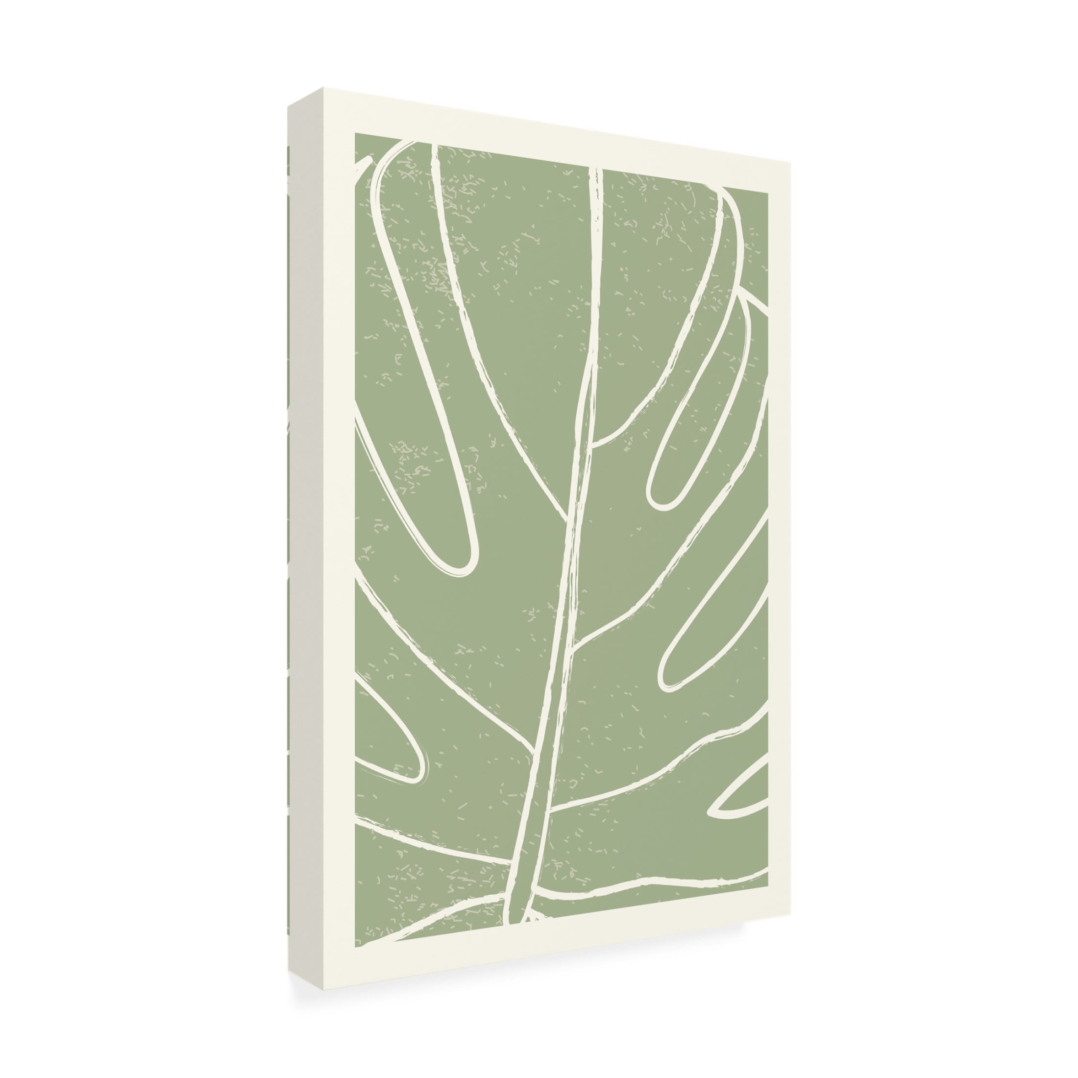 Trademark Fine Art jay stanley Minimal Monstera Collection 1 Canvas Wall Art