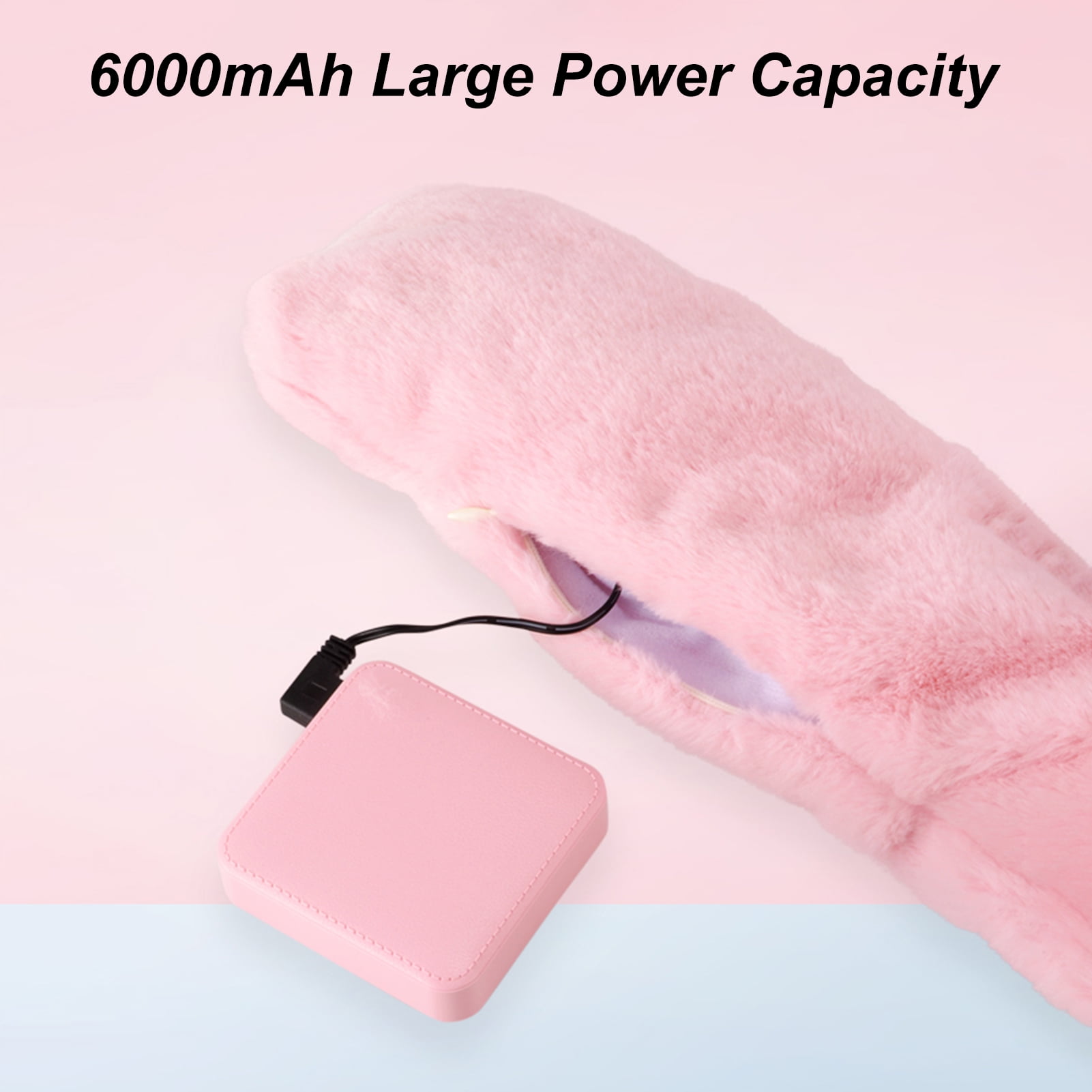 MIXFEER USB Heated Scarf, Electric Heating Scarf for Men/Women