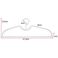 thumbnail image 2 of Chendee Short Neck Anti-Slip Plastic Clothes Hangers Save Vertical Space,10Pcs, 2 of 9