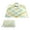 Light Green White Plaid, variant on Square Picnic Mat Waterproof Non-Slip Outdoor Mat Portable Carry Handle For Camping Beach Exercise Light Blue Lace Doily Background