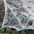 thumbnail image 4 of Arañas de algodón decorativas para Halloween - Incluye 30 arañas pequeñas para fiestas y decoración de jardín (60g), 4 of 6