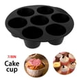 thumbnail image 3 of Moule à Gâteau en Silicone 7 Trous Moule Air Friteuse Accessoires Conteneur de Stockage Réutilisable, 3 of 10