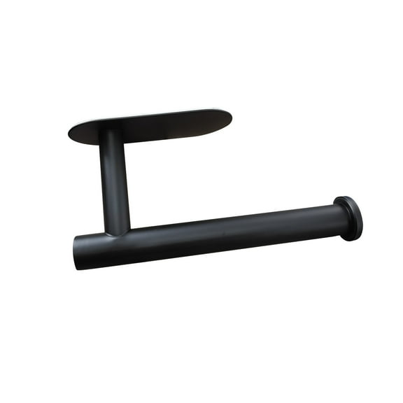 Stainless Steel Wall-Mount Toilet Paper Holder With Adhesive, Brushed Finish, 304 Grade, No Drilling Installation, Vertical Or Horizontal Placement, Sleek Modern Bathroom Accessory