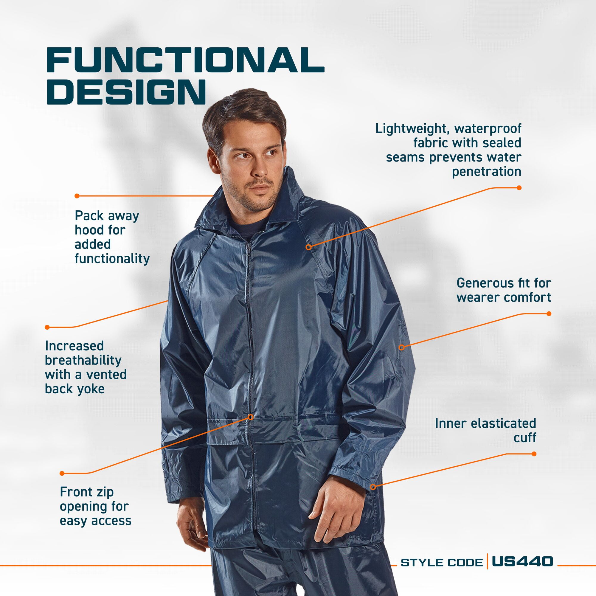 Mens 4x rain jacket hotsell