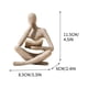 thumbnail image 2 of Estatua de figura de lectura abstracta - Decoración de estantería de resina, adorno de escritorio para oficina y hogar, regalo decorativo, 2 of 2