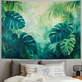 thumbnail image 2 of JRXY Palm Leaves with Lush Branches and Leaves Tropical Jungle Palm Leaves Tapestry Painting, 2 of 6