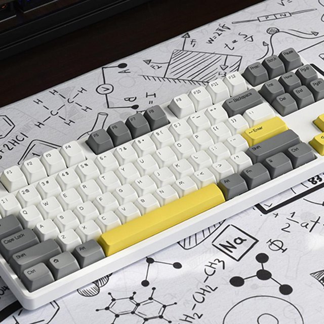 Teclas NKRO MDA PBT, intercambio en caliente, 87 teclas, teclado mecánico para juegos con extractor de teclas Tmvgtek Para estrenar