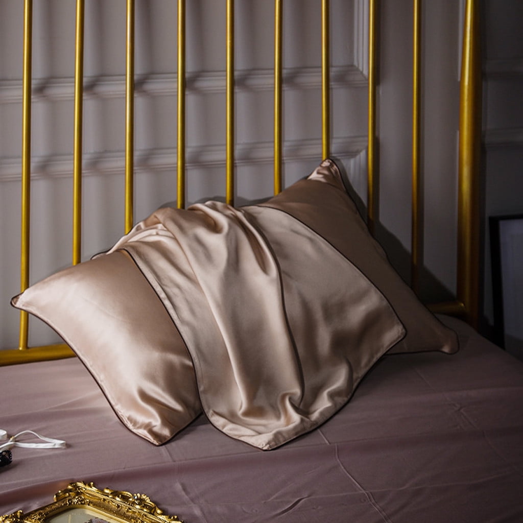 Mefallenssiah Soft Mulberry Pure Silk Pillowcase Covers Silk Anti Ageing Beauty 1Pc Walmart