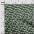 thumbnail image 2 of oneOone Rayon Dark Green Fabric Elephant Fabric For Sewing Printed Craft Fabric By The Yard 56 Inch Wide, 2 of 5