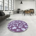 thumbnail image 4 of Ahgly Company Machine Washable Indoor Rectangle Transitional Blue Angel Blue Area Rugs, 2' x 5', 4 of 7