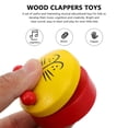 thumbnail image 4 of 6pcs Durable Wooden Toy Puzzle Musical Instrument Castanet for Children, 4 of 4