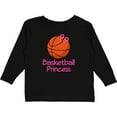 thumbnail image 3 of Inktastic Basketball Princess Girls Long Sleeve Toddler T-Shirt, 3 of 5