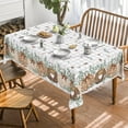 thumbnail image 2 of Fall Tablecloth 60x120 Inch Rectangular, Thanksgiving Autumn Harvest Brown Pumpkin Grey Buffalo Plaid Table Cover for Party Picnic Dinner Decor, 2 of 5