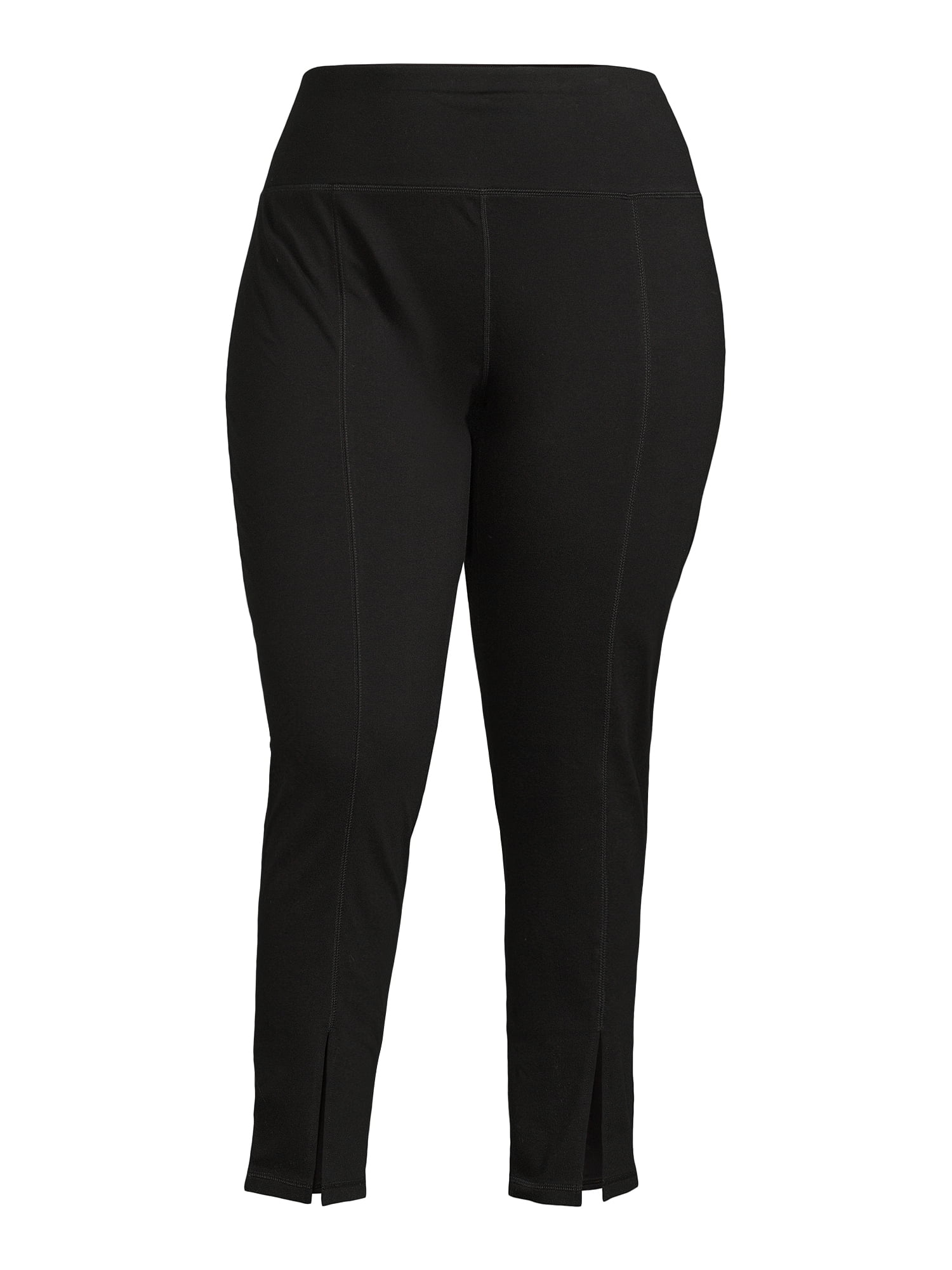 Athletic Works Women's and Women's Plus Front Slit Leggings, Sizes XS-5X